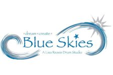 Logo for Blue Skies – A Lisa Reavis Drum Studio Logo for Blue Skies – A Lisa Reavis Drum Studio